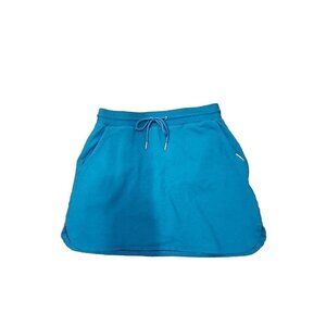 Eddie Bauer skort Womens Teal Stretch Front Pockets Medium